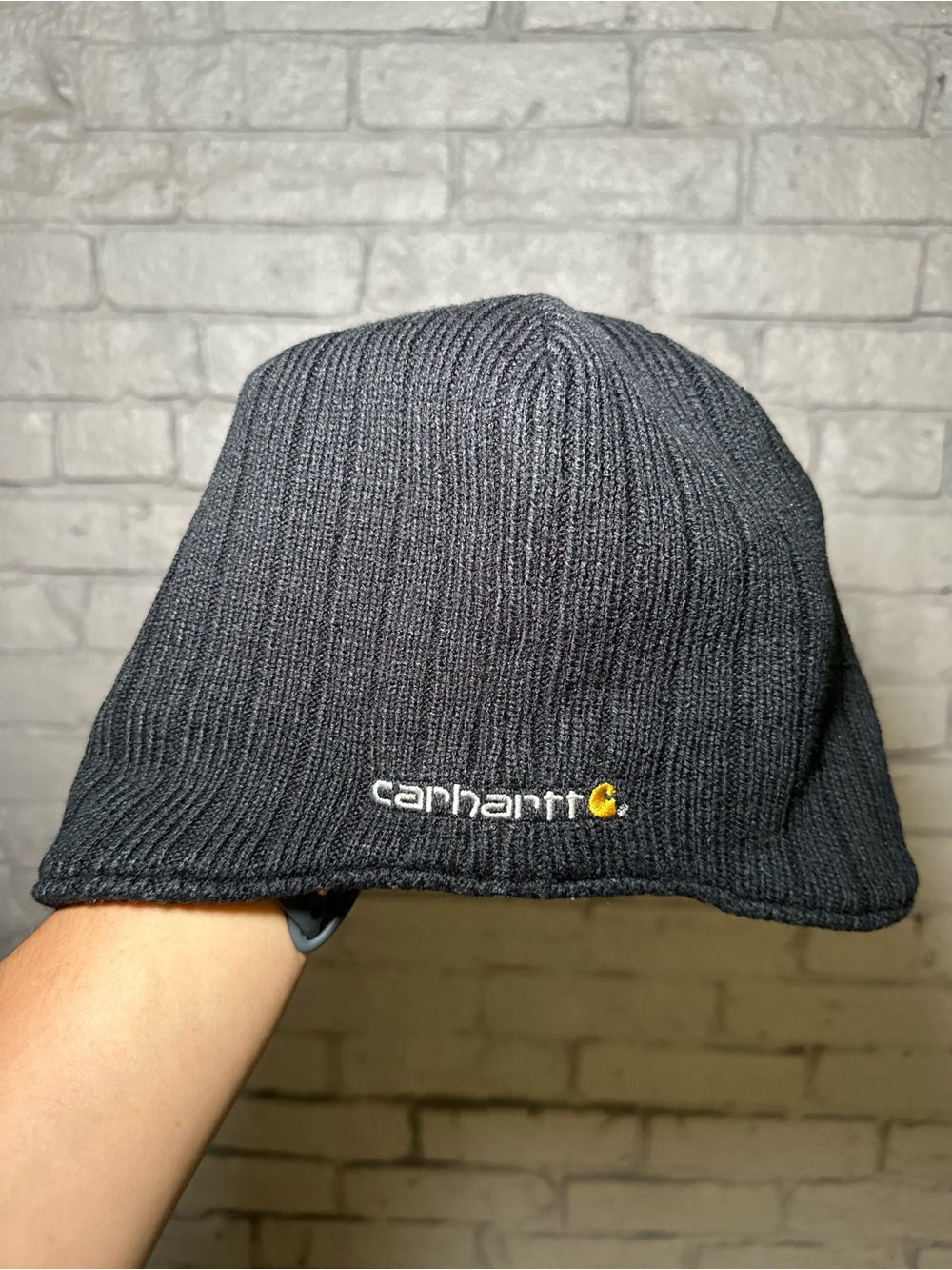 Carhartt Black Ribbed Beanie